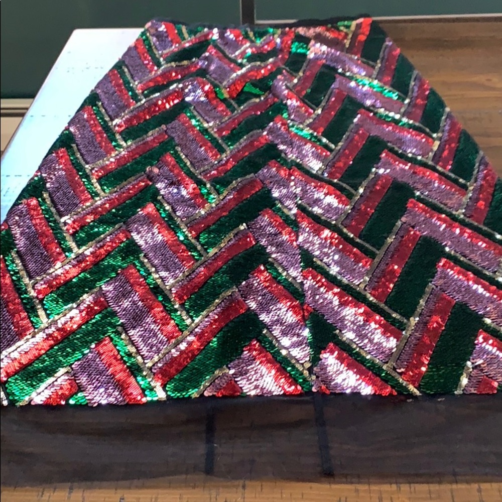 Gucci chevron midi sequin skirt - Picture 4 of 9